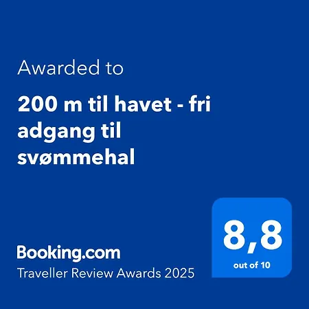 Feriehus 200 M Til Havet - Fri Adgang Til Svommehal